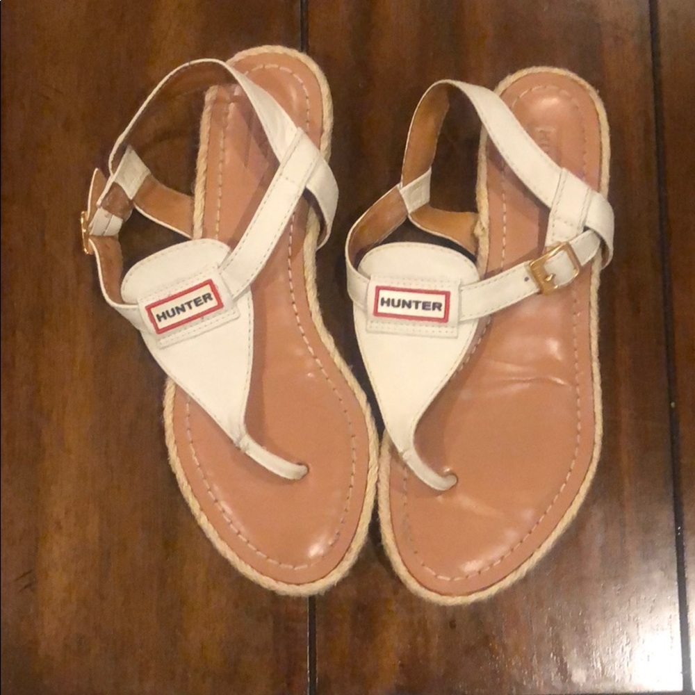 Hunter Women's 'Thatch' Leather Sandals